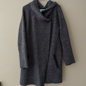 Long cowl neck sweater
